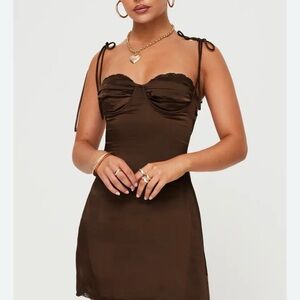 Princess Polly Wayzer Satin Dress